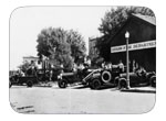 The New Improved Fire Department - Circa 1928; The La France Is The Second From The Left In Line